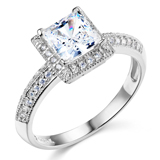 CZ Engagement Rings