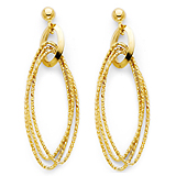 Gold Earrings Image