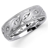 Carved Wedding Bands Image