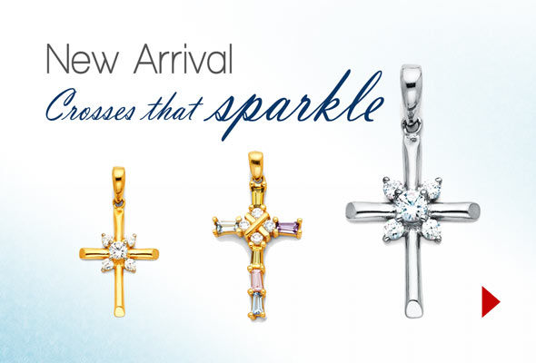 New Arrival. Crosses that sparkle. >