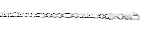 Silver Figaro Chain