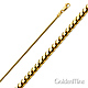 2mm 14K Yellow Gold Franco Chain Necklace 16-30in thumb 0
