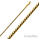 2mm 14K Yellow Gold Solid Franco Chain Necklace 16-30in thumb 0