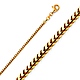 2mm 18K Yellow Gold Franco Chain Necklace 18-30in thumb 0