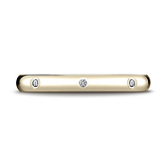 3mm Diamond 14K Yellow Gold Eternity Comfort Fit Band (0.16ctw)