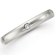 3mm Benchmark Diamond Comfort Promise Ring (0.02 ctw)