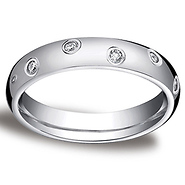 4mm Starlight Round Diamond Eternity Ring in Platinum