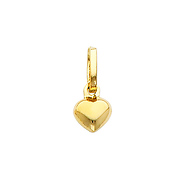 Small 14K Yellow Gold Heart Pendant