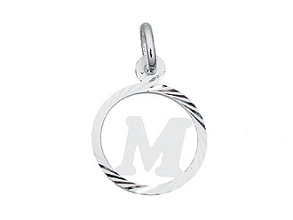 Silver Initial Charm
