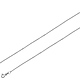 0.7mm 14K White Gold Micro Rolo Link Chain Necklace 16-30in thumb 0
