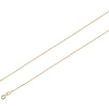 1.0mm 18K Yellow Gold Micro Link Chain Necklace