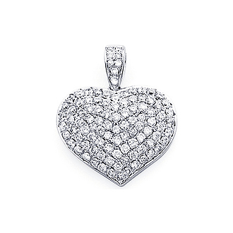 14k Diamond Heart (1.06 ctw)