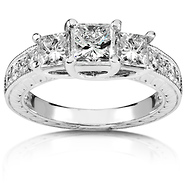 princess cut engagement ring