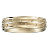 18K Yellow Gold Brick Wedding Band