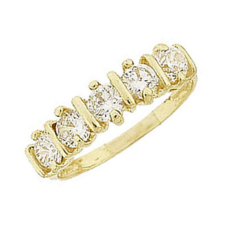 White CZ Promise Ring