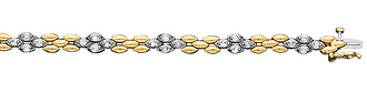 14K Diamond CZ Bracelet