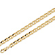 8mm 14K Yellow Gold Mariner Link Chain Bracelet 8.5in thumb 0