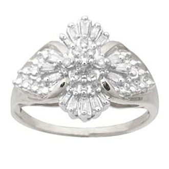 Diamond Cluster Ring