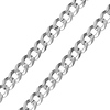 Men's 10mm Sterling Silver Curb Cuban Link Chain Bracelet 8in