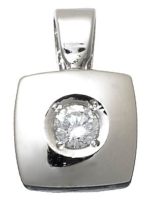 Diamond Charm Pendant