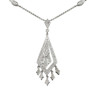 Round Diamond Necklace