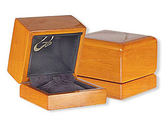 Elegant Beachwood Ring Box Upgrade