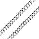 8mm Sterling Silver Solid Men's Curb Cuban Link Chain Necklace 20-26in thumb 0