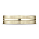 6mm Flat Groove Comfort-Fit Benchmark Wedding Band in Solid 14K Yellow Gold thumb 0