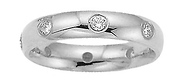 4mm Diamond Eternity Comfort Fit Benchmark Ring