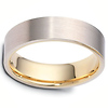 6mm 14K Two-Tone Gold Wedding Band