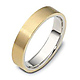 5mm 14K Two-Tone Gold Wedding Band thumb 0