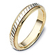 Two-Tone 5mm 14K Two Tone Gold Dora Wedding Band thumb 0