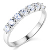 2mm 7-Stone CZ Wedding Band in 14K White Gold