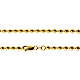 4mm Solid 14K Yellow Gold Ball Link Chain Necklace 16-30in thumb 0