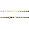 4mm 14K Yellow Gold Ball Link Chain Necklace 16-30in