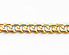 5.0mm Mens Concave Curb 14K Yellow Gold  ID  Bracelet thumb 0