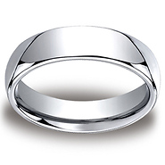 6mm Cobaltchrome Classic High Polished  Wedding Band