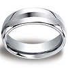 7.5mm Cobaltchrome Satin Center Comfort-Fit Wedding Ring