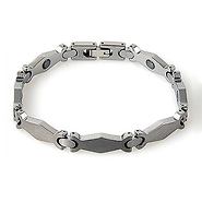 Fancy Diamond Design Tungsten Bracelet