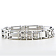 11mm Men's Polished Link Titanium Bracelet thumb 0