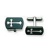 Stainless Steel Gothic Cross Cuff Links
