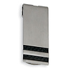 Stainless Steel Black Carbon Fiber Brushed Money Clip