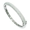 Elliot Skye 6.25mm Micro Pave CZ Sterling Silver Bangle Bracelet