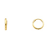 Small 14K Yellow Gold Huggies Earrings 2x10mm