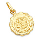 14K Yellow Gold Baptism Pendant thumb 0