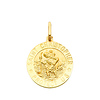 14K Yellow Gold Saint Christopher Pendant