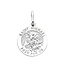 14K White Gold Saint Michael Pendant