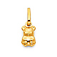Teddy Bear Charm Pendant in 14K Yellow Gold - Mini thumb 0