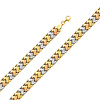 Diamond Cut Stampato 14K TriGold  Bracelet