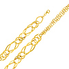 12mm Light 14K Yellow Gold Link Bracelet